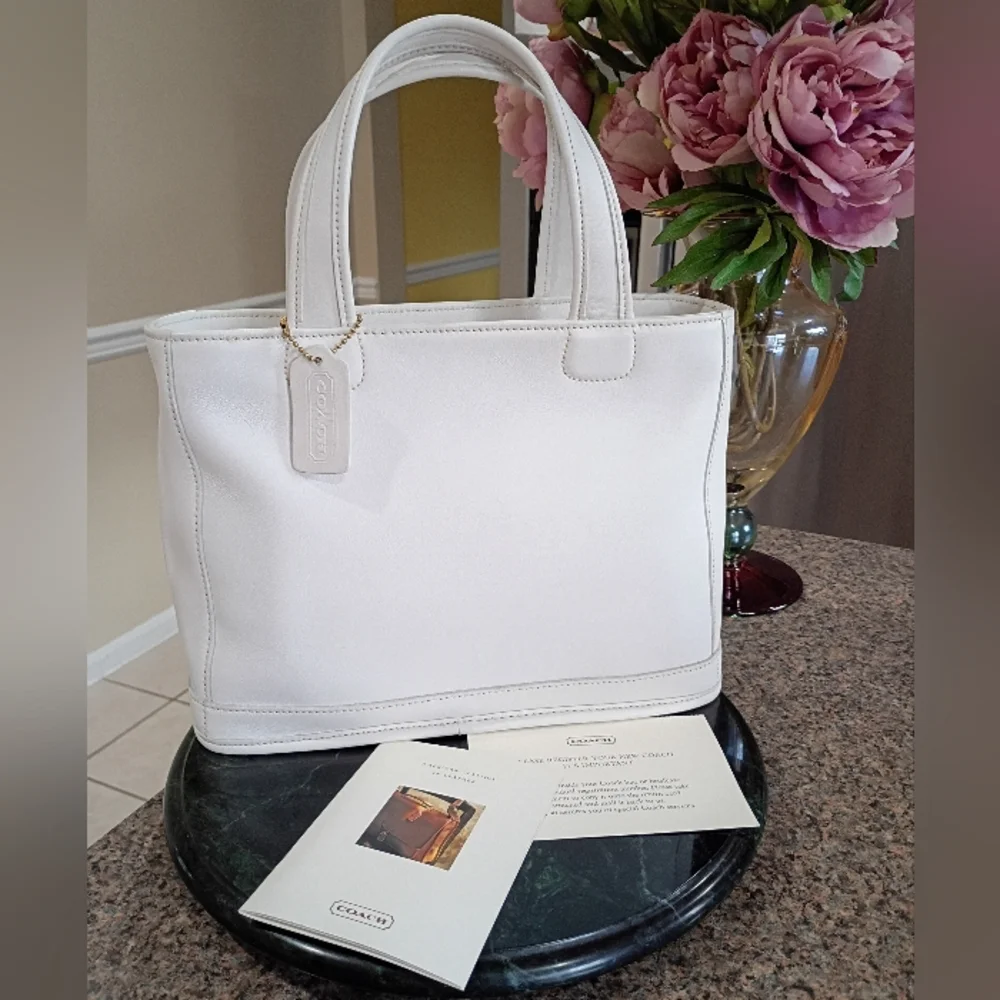 Coach Bleecker Satchel Leather  Bag